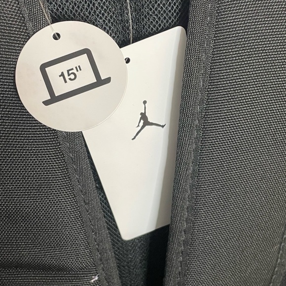 New with Tag Nike  Jordan jumpman Logo classic Backpack Black Gym Bag - Picture 7 of 8